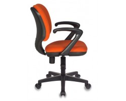 Кресло Бюрократ Ch-540AXSN-Low низкая спинка оранжевый 26-29-1-foto2