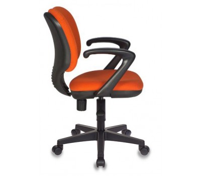 Кресло Бюрократ Ch-540AXSN-Low низкая спинка оранжевый 26-29-1