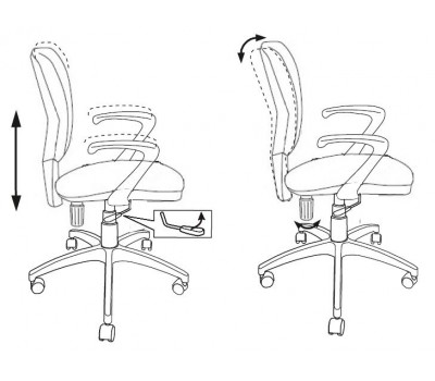 Кресло Бюрократ CH-636AXSN Bahama темно-коричневый крестовина пластик