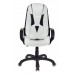 Кресло игровое Zombie Viking-8 белый/черный эко.кожа крестовина пластик