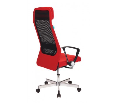 Кресло руководителя Бюрократ T-995HOME/RED черный/красный TW-01 сетка/ткань крестовина металл