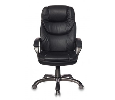 Кресло руководителя Бюрократ T-9905DG/BLACK черный искусственная кожа (пластик темно-серый)