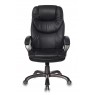 Кресло руководителя Бюрократ T-9905DG/BLACK черный искусственная кожа (пластик темно-серый)