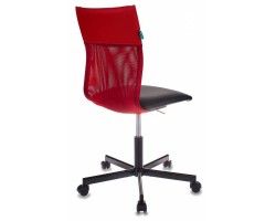Кресло Бюрократ CH-1399/R+B спинка сетка красный сиденье черный искусственная кожа крестовина металл-foto3