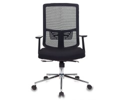 Кресло Бюрократ MC-612/B/26-B01 черный BM-11 сиденье черный 26-В01 сетка/ткань крестовина хром