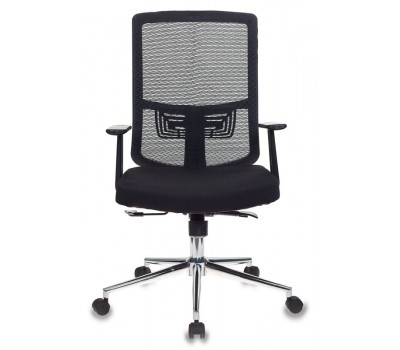 Кресло Бюрократ MC-612/B/26-B01 черный BM-11 сиденье черный 26-В01 сетка/ткань крестовина хром