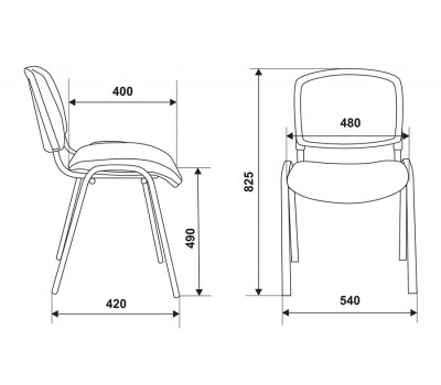 Стул Бюрократ ВИКИ МЕТ черный TW-01 3C11 сетка/ткань