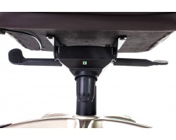 Кресло руководителя Бюрократ T-9916/BROWN коричневый рец.кожа/кожзам-foto13