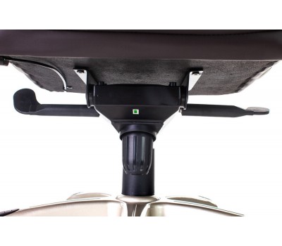 Кресло руководителя Бюрократ T-9916/BROWN коричневый рец.кожа/кожзам