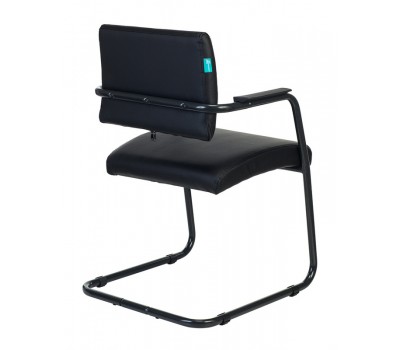 Кресло Бюрократ CH-271N-V черный Leather Black эко.кожа полозья металл черный