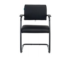 Кресло Бюрократ CH-271N-V черный Leather Black эко.кожа полозья металл черный