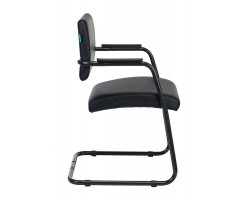 Кресло Бюрократ CH-271N-V черный Leather Black эко.кожа полозья металл черный-foto2