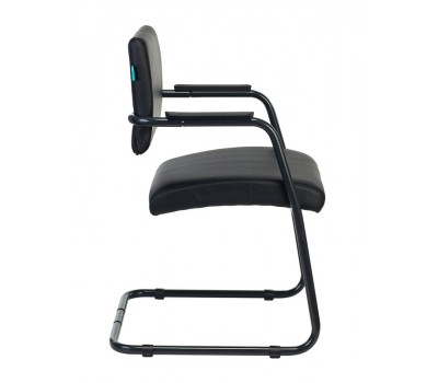 Кресло Бюрократ CH-271N-V черный Leather Black эко.кожа полозья металл черный