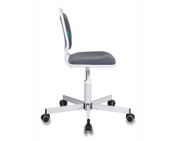 Кресло детское Бюрократ KD-1/26-25 без подлокотников серый 26-25 крестовина металл-foto3