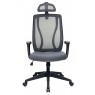 Кресло руководителя Бюрократ MC-411-H/DG/26-25 серый TW-04 сиденье серый 26-25 сетка/ткань