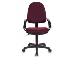 Кресло Бюрократ CH-300 бордовый JP-15-6