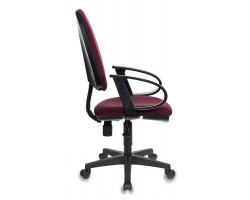Кресло Бюрократ CH-300 бордовый JP-15-6-foto2