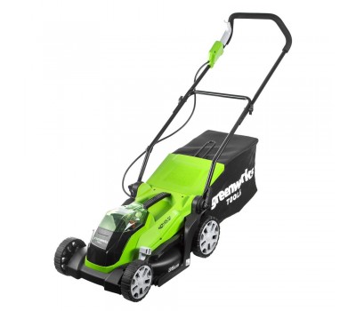 Аккумуляторная газонокосилка Greenworks G40LM35K2