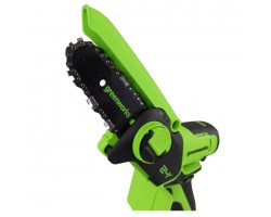 Аккумуляторная цепная пила-мини Greenworks G24MCS10-foto3
