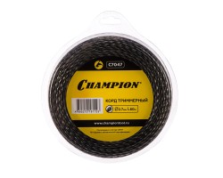 Леска для триммера Champion Tri-twist 2.7мм х 60м