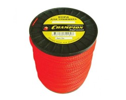 Леска для триммера Champion Twisted Square 2.4мм x 450м