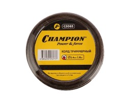 Леска для триммера Champion Nylplus Square 2,4 мм x 15 м