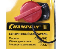 Двигатель с горизонтальным валом Champion G210-1HK-foto3