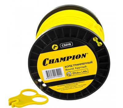 Леска для триммера Champion Round 3,0 мм x 60 м