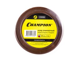 Леска для триммера Champion Nylplus Square 2.4мм х 74м