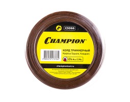 Леска для триммера Champion Nylplus Square 2.4мм х 74м