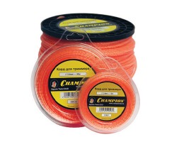 Леска для триммера Champion Twisted Square 3.0мм x 300м