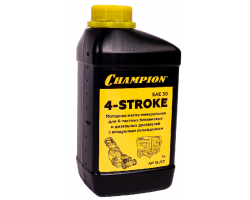 Масло  для 4-тактных двигателей  CHAMPION SAE 30, 1Л  минеральное