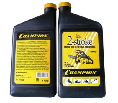 Масло для 2-тактных двигателей минеральное CHAMPION TSC-3 1л Масло для 2-тактных двигателей минеральное CHAMPION TSC-3 1л