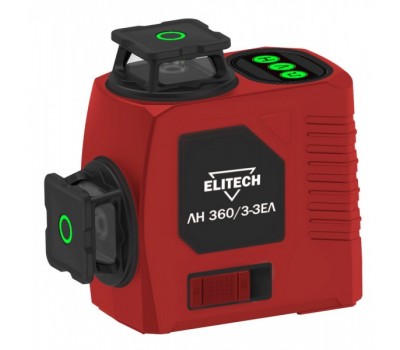 Лазерный нивелир ELITECH ЛН 360/3-ЗЕЛ (E0306.017.00) Лазерный нивелир ELITECH ЛН 360/3-ЗЕЛ (E0306.017.00)
