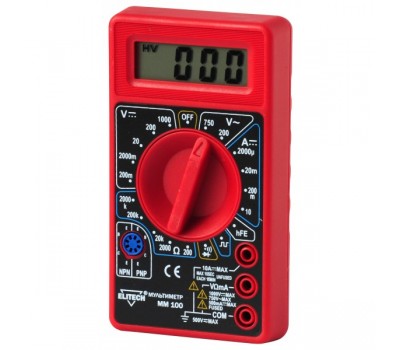 Мультиметр ELITECH ММ 100 Мультиметр ELITECH ММ 100