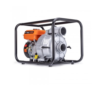 Мотопомпа бензиновая FoxWeld 1350T80 для грязной воды