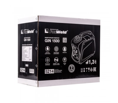 Инверторный генератор Foxweld GIN 1500 (пр-во FoxWeld/КНР)