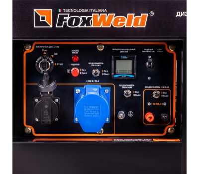 Дизельный генератор FoxWeld Expert D6500-1