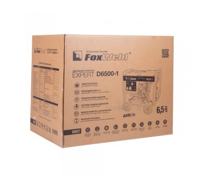 Дизельный генератор FoxWeld Expert D6500-1