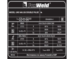 Сварочный полуавтомат UNO MIG 250 DOUBLE PULSE-foto7