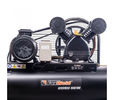 Компрессор масляный ременной AEROMAX 550/100