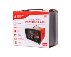 Инверторное пуско-зарядное устройство KVAZARRUS PowerBox 600i, таймер, пластиковый кейс-foto7