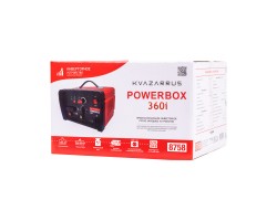Инверторное пуско-зарядное устройство KVAZARRUS PowerBox 360i, таймер, цветная коробка-foto7