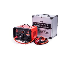 Инверторное пуско-зарядное устройство KVAZARRUS PowerBox 240i, таймер, алюминиевый кейс