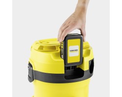 Аккумуляторный хозяйственные пылесосы WD 2-18 Karcher-foto2