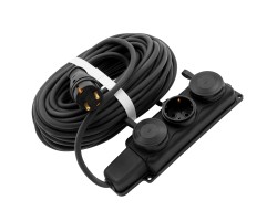 Удлинитель силовой 20 м, 16 А, тип УХз16, 3 x 1.5 мм, Сибртех