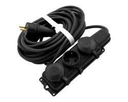 Удлинитель силовой 10 м, 16 А, тип УХз16, 3 x 1.5 мм, Сибртех