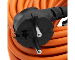Удлинитель-шнур силовой 20 м, 16А, тип УХ16, ПВС, 1 розетка без заземления Сибртех-foto2