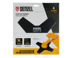 Диск для триммера , 255 х 25,4 4 лезвия Denzel-foto4