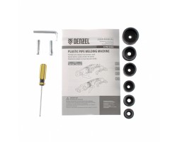 Аппарат для сварки пластиковых труб DWP-800, Х-Pro, 800 Вт, 300 град, комплект насадок, 20-32 мм Denzel-foto10